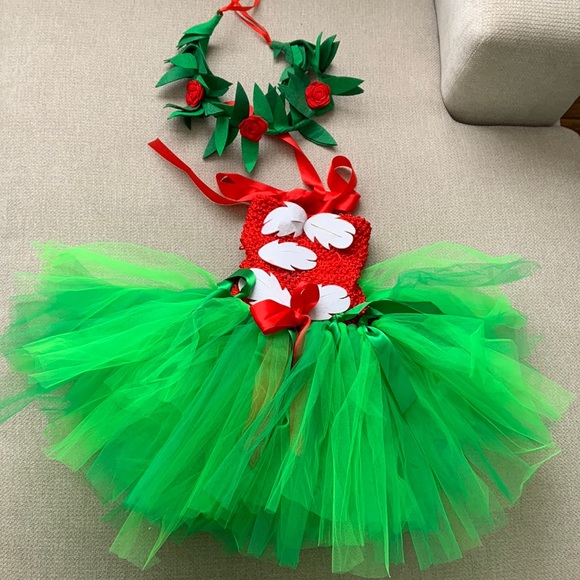 Disney Other - Disney Lilo and Stitch Lilo Costume and headpiece Toddler 3-4 yr old